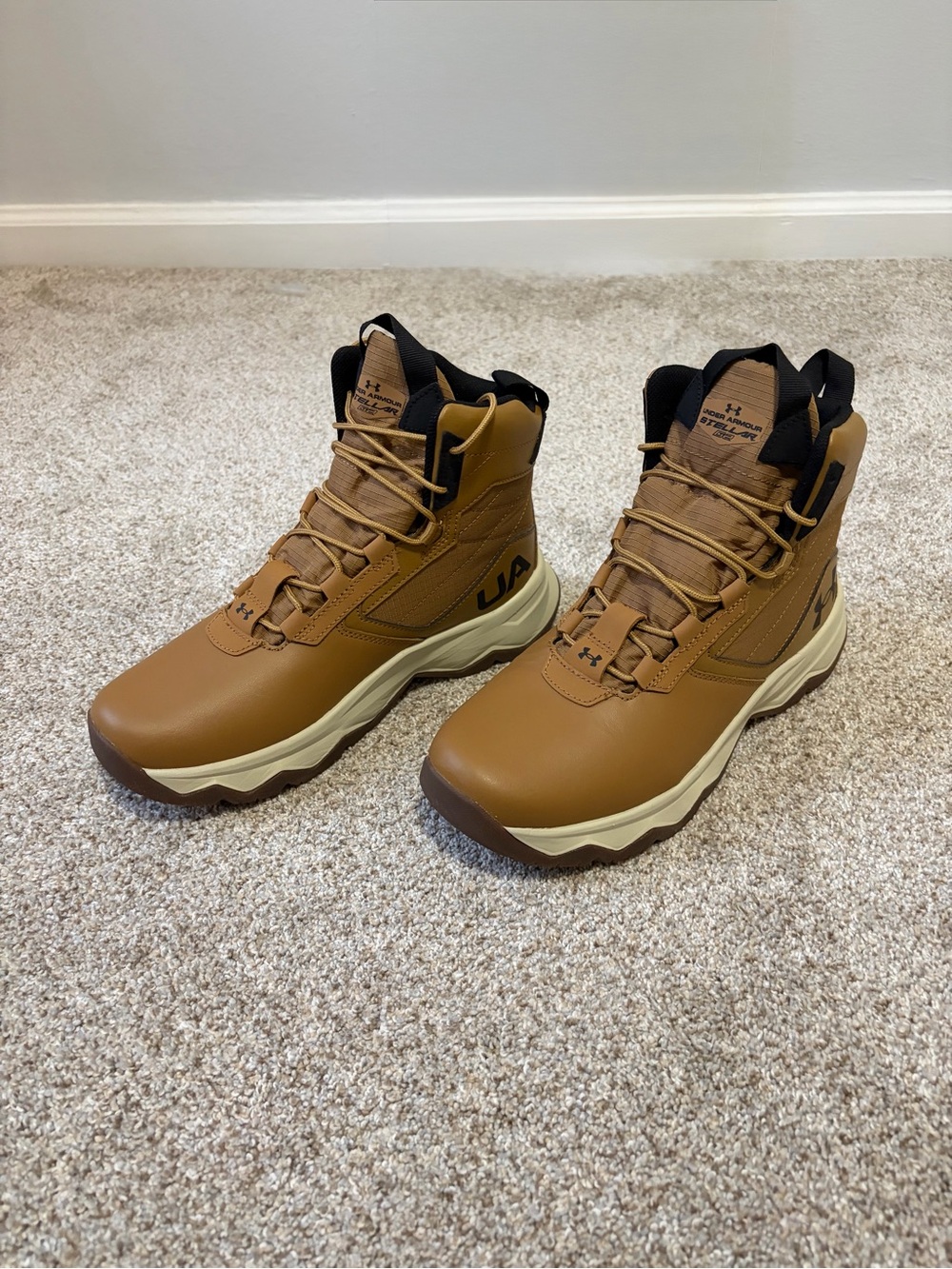 Under Armour Men’s Stellar G2 6”Tactical Outdoor Hiking Utility boots; Brown;8